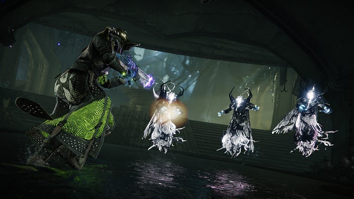 A Guardian fights the three Taken Hive Witches to Disrupt the Ritual in the new Nether Activity in Destiny 2 Heresy